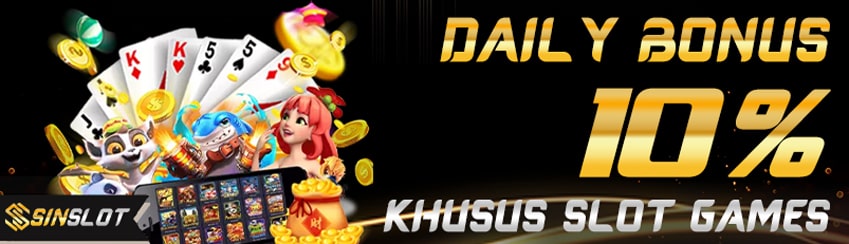 Bonus Deposit Harian Slot 10%