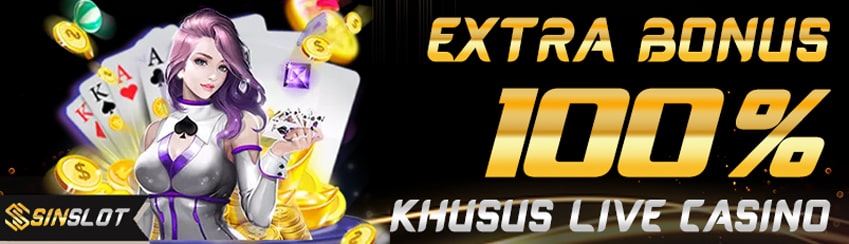 Extra Bonus Live Casino 100%